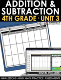 4th Grade Addition & Subtraction Guided Math Curriculum - Unit 3
