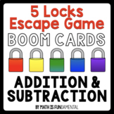 4th Grade Addition & Subtraction Review Escape Game | Boom Cards