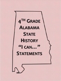 4th Grade Alabama History I Can Statements