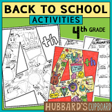 4th Grade All About Me -First Day Week Back to School Acti