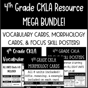 Preview of 4th Grade Amplify CKLA Resources - MEGA BUNDLE!