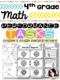 4th Grade Angles & Angle Measurement Performance Tasks 4.M