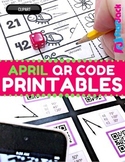 4th Grade April QR Code Printables - Low Prep!
