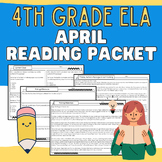 4th Grade: April Reading Packet Independent Work, Early Fi
