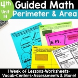 4th Grade Area and Perimeter Worksheets Hands-on Activitie