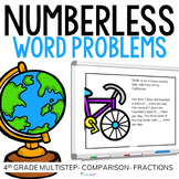 4th Grade Around The World Numberless Word Problems Multis