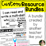 4th Grade BOY Math Resources Custom Bundle