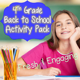 4th Grade Back to School Activities- Fresh and Engaging