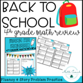 4th Grade Back to School Math Review