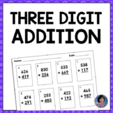 3rd and 4th Grade Math Review: Three Digit Addition Practi