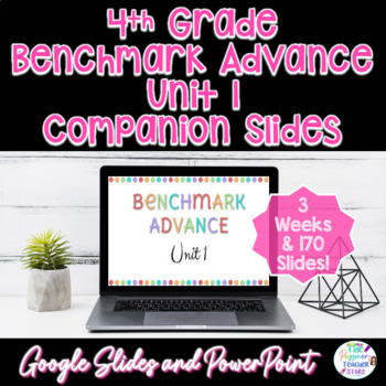 Preview of 4th Grade Benchmark Advance Unit 1 PowerPoint & Google Slides Presentation