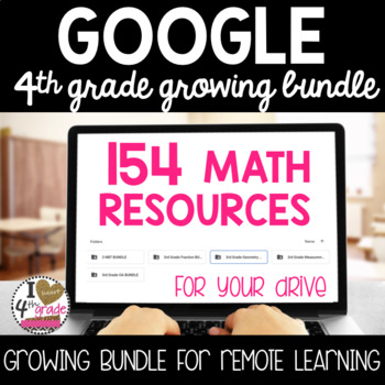 Preview of 4th Grade Bundle for Google Classroom 