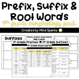 4th Grade CCSS Word Work for Interactive Notebooks (Prefix