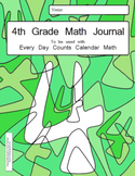 Calendar Math 4th Grade Math Journal - to be used with Eve