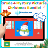 4th Grade Christmas Mystery Pictures Bundle!
