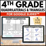 4th Grade Classify Quadrilaterals & Types of Triangles by 