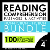 4th Grade Close Reading Passages and Activities for Reading Comprehension BUNDLE