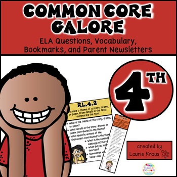 Preview of 4th Grade Common Core ELA Reading Literature and Informational Text