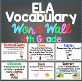 4th Grade Common Core ELA Word Wall and More
