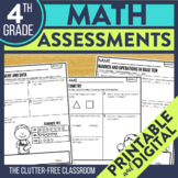 Math Assessments for 4th Grade | Progress Monitoring for the Whole School Year