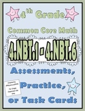 4th Grade Common Core Math Assessments 4.NBT.1 - 4.NBT.6