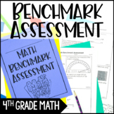 4th Grade Math Benchmark Assessment {All 4th Grade Math CCSS }