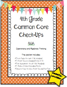 Preview of 4th Grade Common Core Math Check-Ups--4.OA