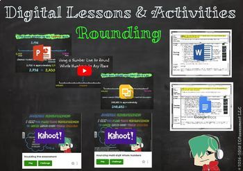 Preview of Rounding (4.NBT.3):  4th Grade Digital Math Lesson