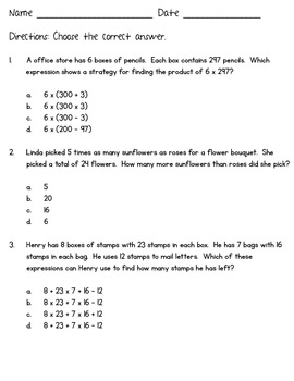 4th Grade Common Core - Math Multiplication Worksheets Go ...