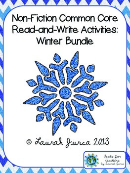 Preview of Non-Fiction Common Core Close Reading and Writing: Winter Bundle