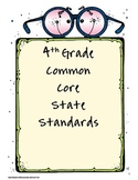 4th Grade Common Core Standards with explanation