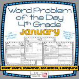 Word Problems 4th Grade, January, Spiral Review, Distance 