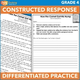 4th Grade Constructed Response Practice Differentiated Rea