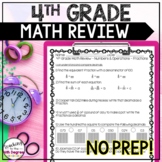 4th Grade End of Year Math Review