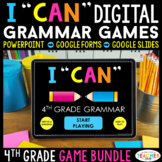 4th Grade DIGITAL Grammar Games BUNDLE - Literacy Centers 