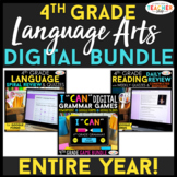 4th Grade DIGITAL Language Arts BUNDLE | Google Classroom 