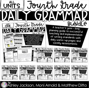Preview of 4th Grade Daily Grammar Bundle