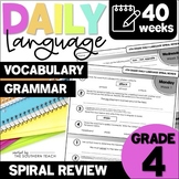 4th Grade ELA Spiral Review - Daily Language and Grammar P