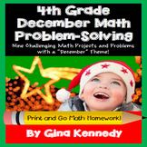 4th Grade December Math Projects, Problem-Solving