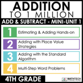 4th Grade Addition to 1 Million Guided Math Curriculum - D