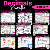 4th Grade Decimals BUNDLE | Understanding Tenths and Hundredths