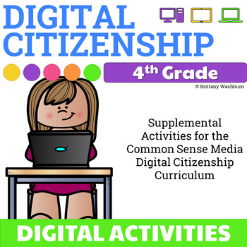 Preview of 4th Grade Digital Citizenship Activities