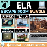 4th Grade Grammar Practice Escape Room End of Year Digital