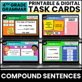 4th Grade Digital Grammar Activities - Compound Sentences