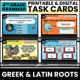 4th Grade Digital Grammar Activities - Greek and Latin Roots