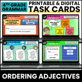 4th Grade Digital Grammar Activities - Ordering Adjectives