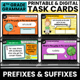 4th Grade Digital Grammar Activities - Prefixes and Suffixes
