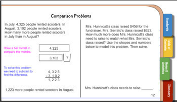 4th Grade Digital Interactive Math Notebook (Go Math! Ch 1) by ...