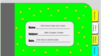 Preview of 4th Grade Digital Interactive Math Notebook (Go Math! Ch 4)