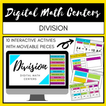 Preview of 4th Grade Digital Math Centers: Division | Google Classroom